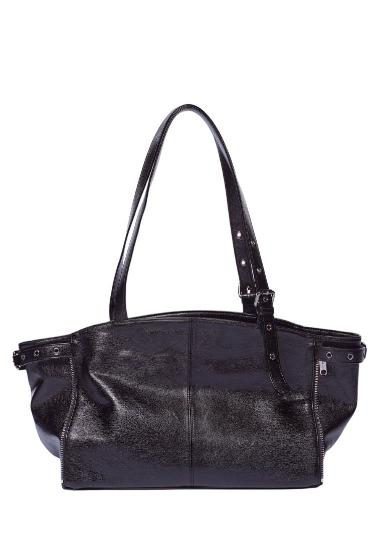 Zipper Shopper M Goat Black