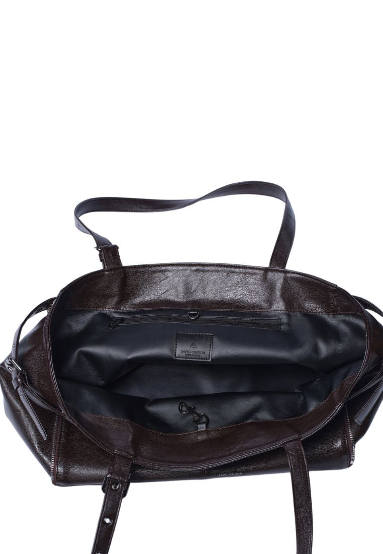 Zipper Shopper M Goat Chocolate