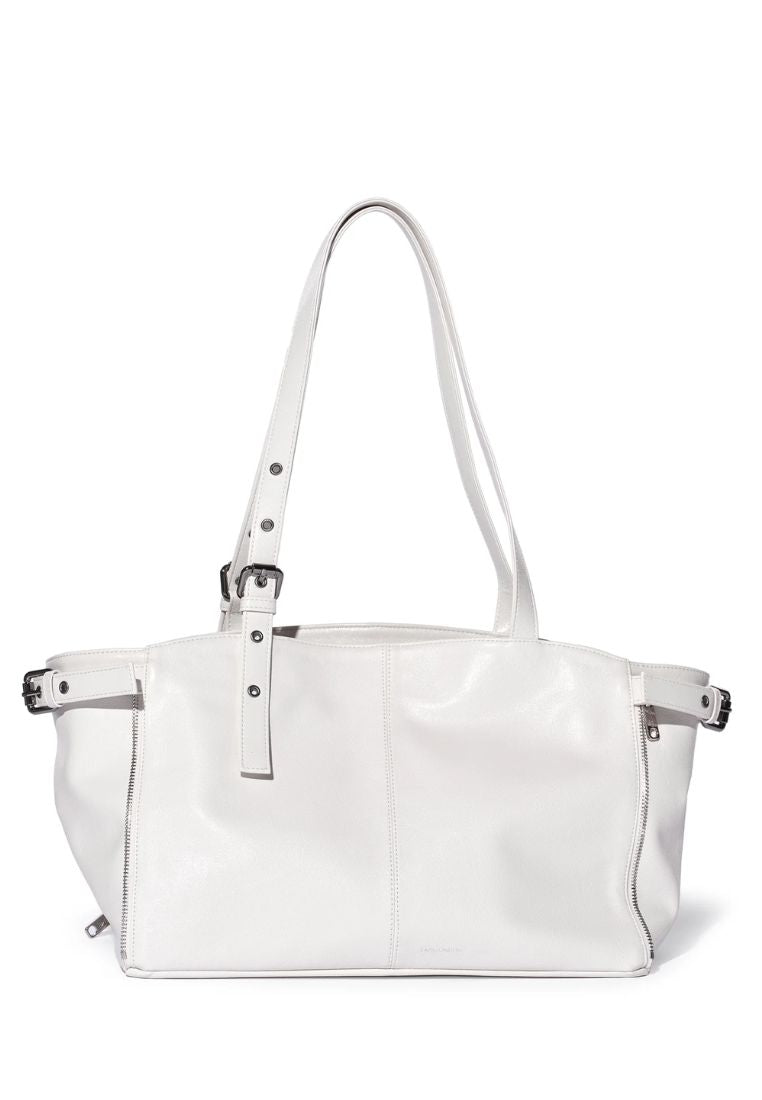 Zipper Shopper M Goat Cream