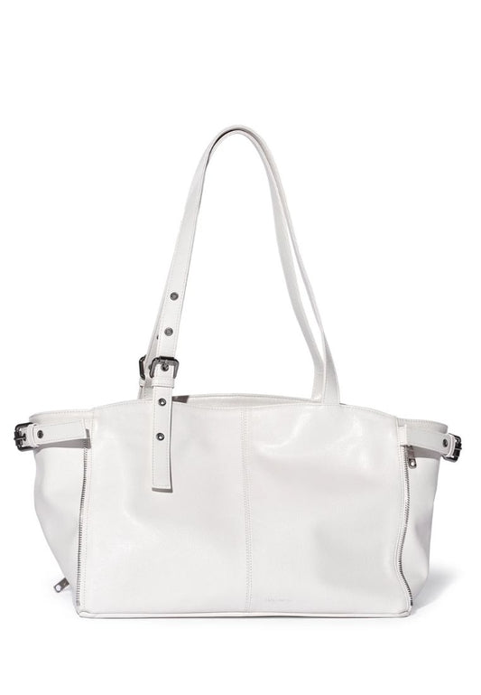 Zipper Shopper M Goat Cream