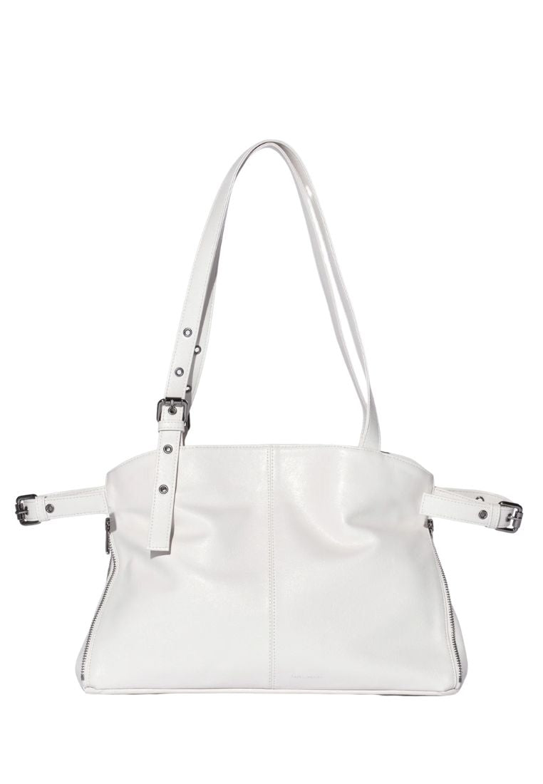 Zipper Shopper M Goat Cream