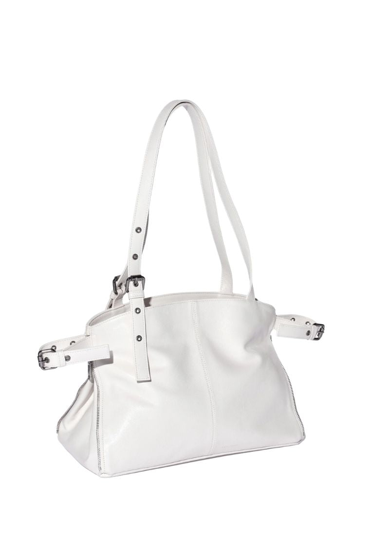 Zipper Shopper M Goat Cream