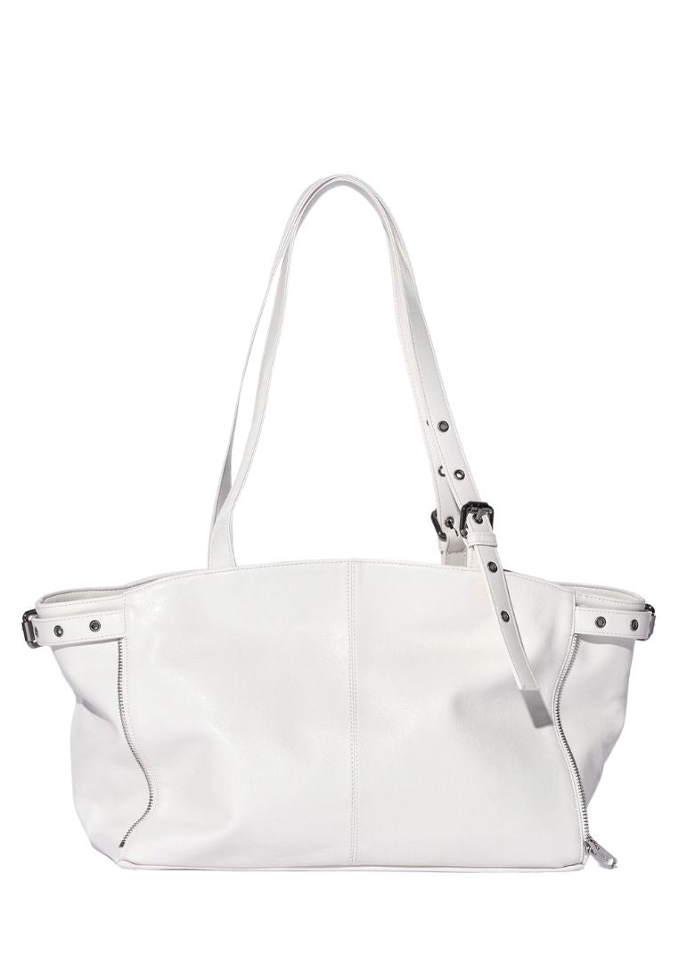 Zipper Shopper M Goat Cream
