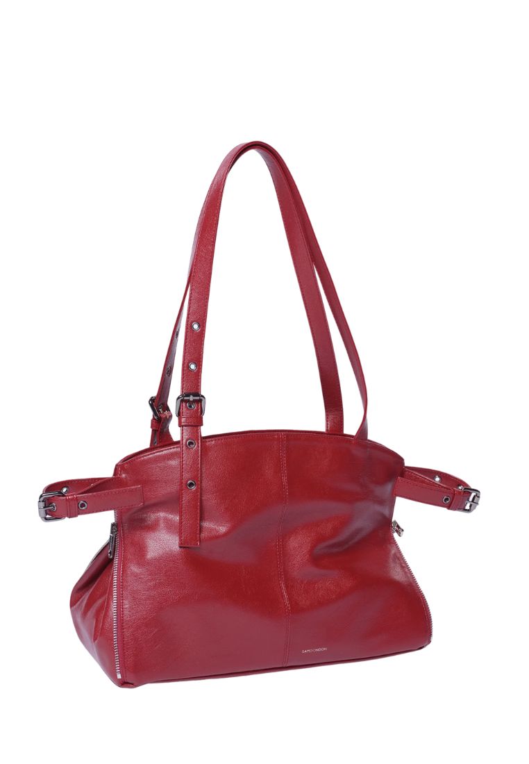 Zipper Shopper M Goat Red