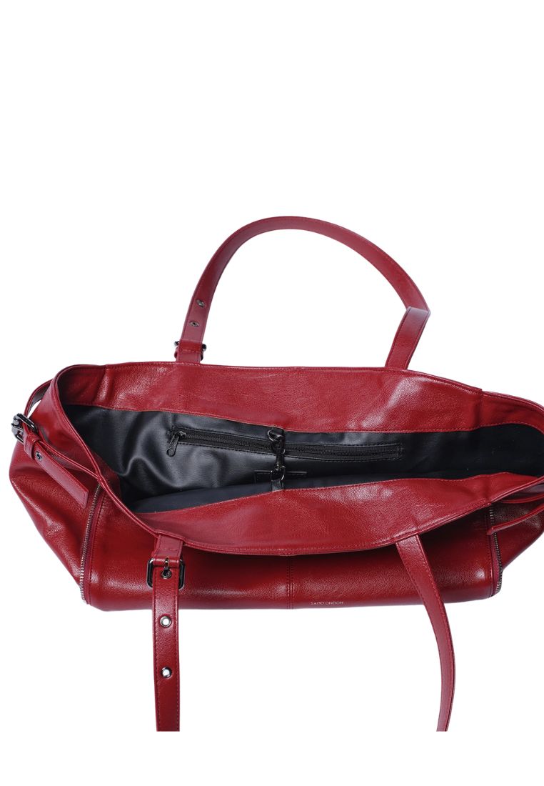 Zipper Shopper M Goat Red