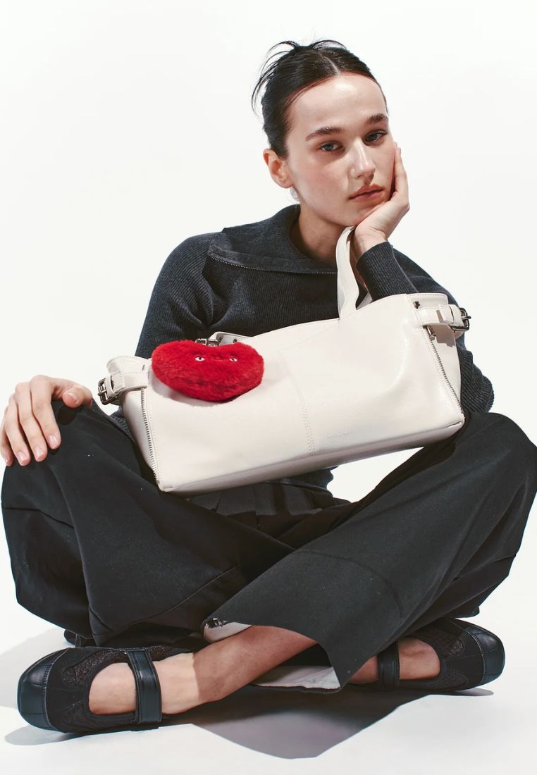 Zipper Shopper S Goat Cream