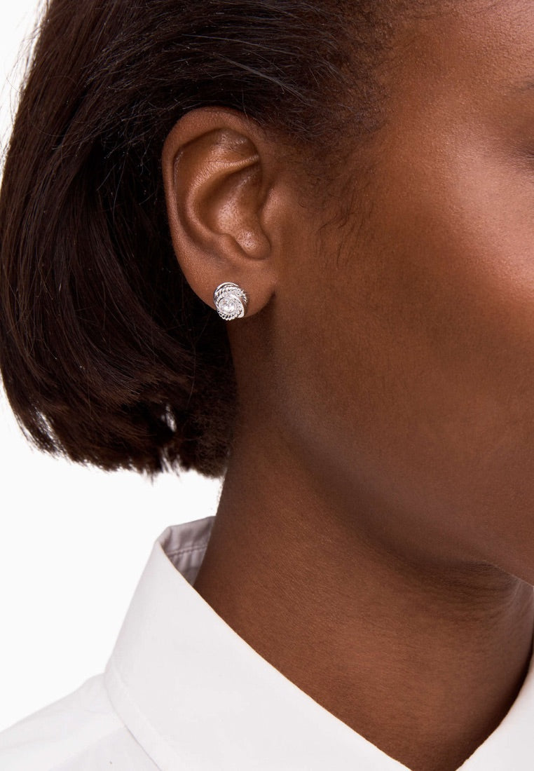 Infinity & Beyond Knot Studs Silver