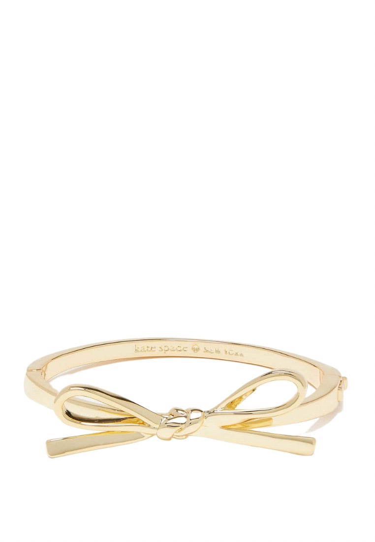 Skinny Mini Bow Bangle Gold