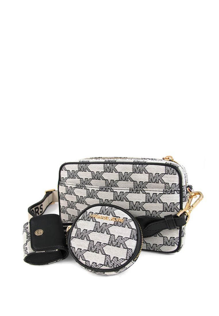 Jet Set Medium Pocket Crossbody With Attachments Black Multi
