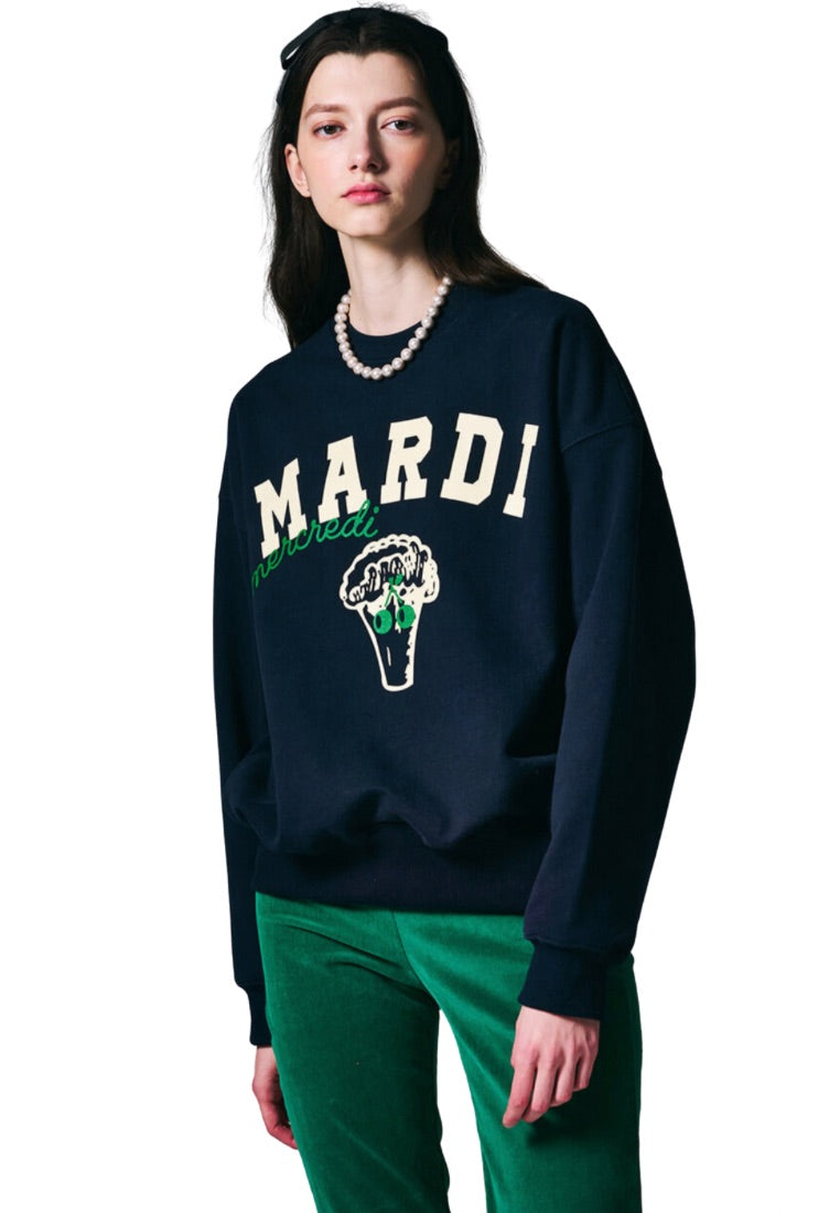 Sweatshirt Broccoli Navy