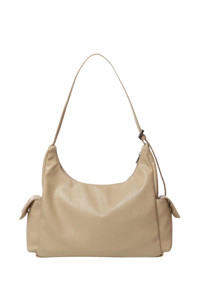 Pocket Mug Bag L Nappa Milktea