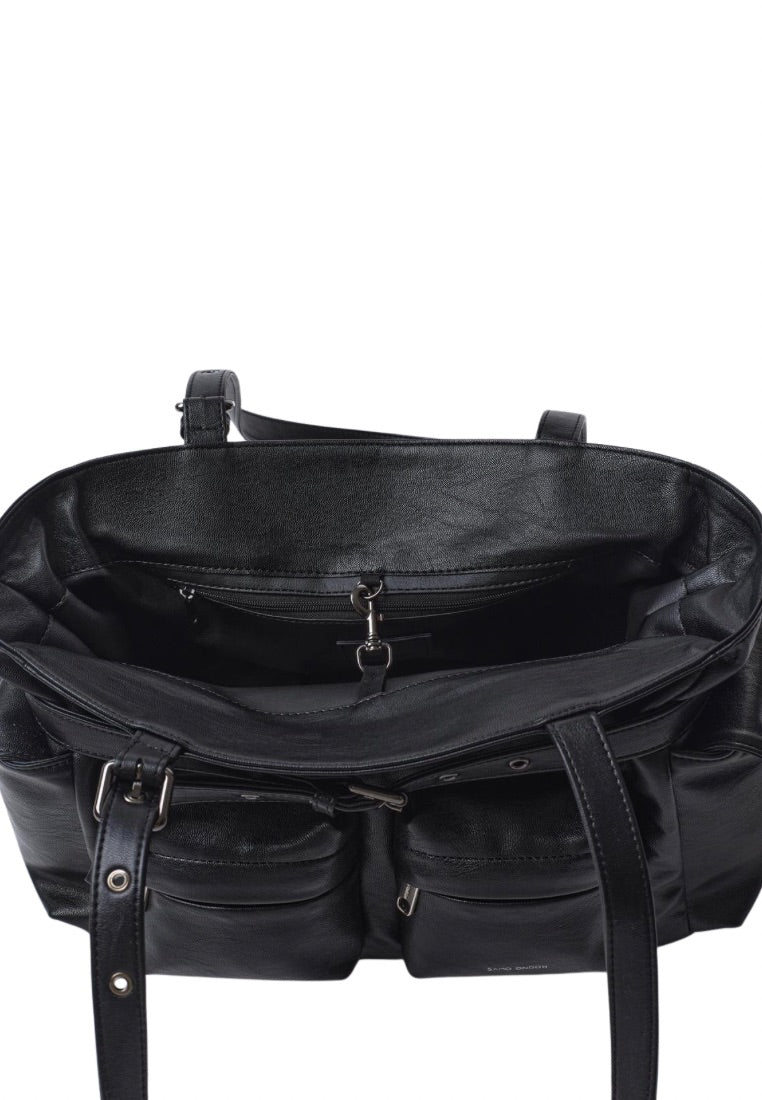 Pocket Corset Bag M Nappa Black
