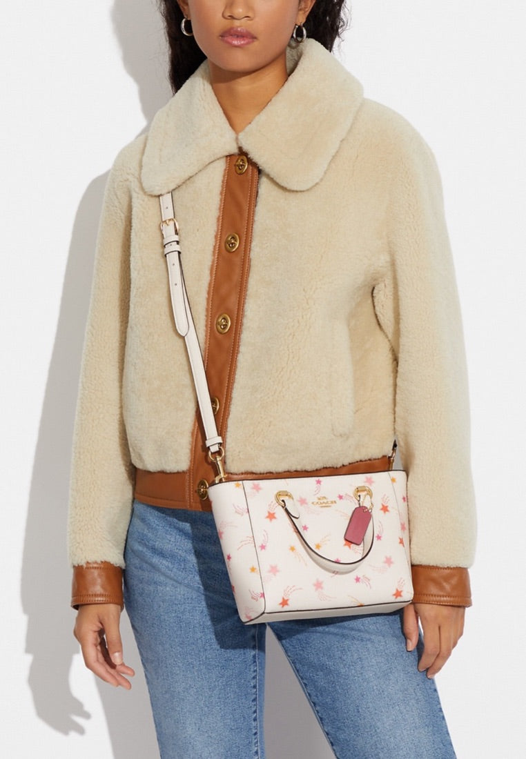 Alice Satchel With Shooting Star Print Chalk Multi