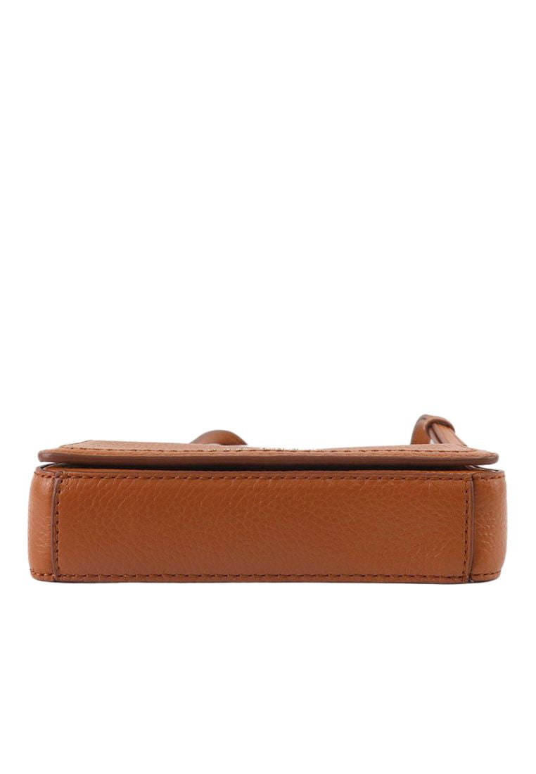 Mini Leather Crossbody Smoked Almond