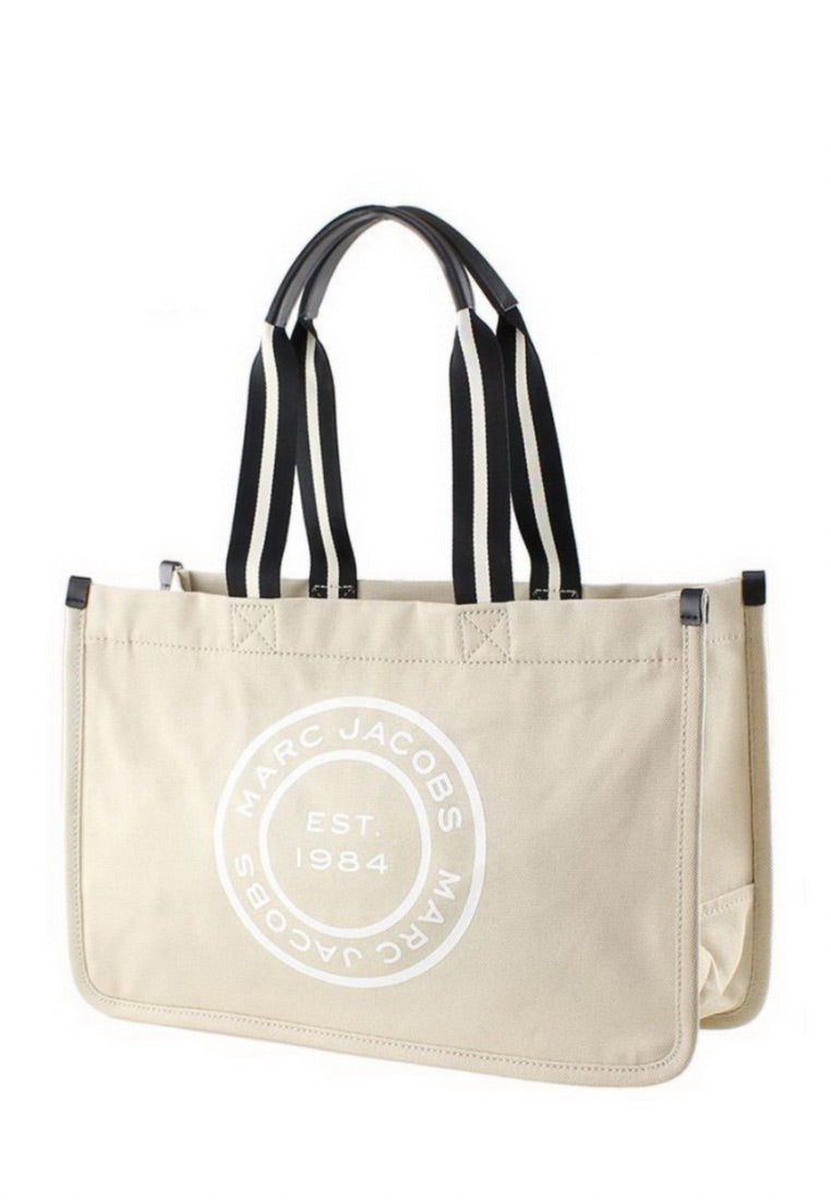 Signet Canvas Tote Large Beige