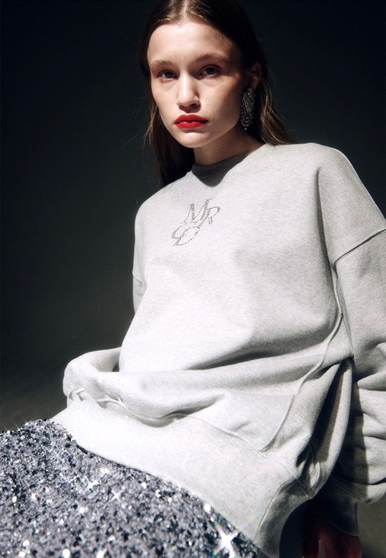 Sweatshirt Logo MRCD Grey Silver