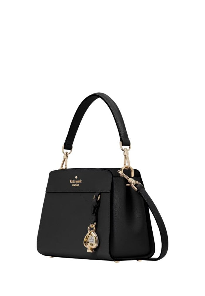 Madison Small Top Handle Satchel Black