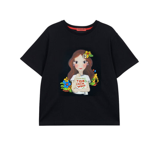 Harmony Flower T-Shirt F Luna