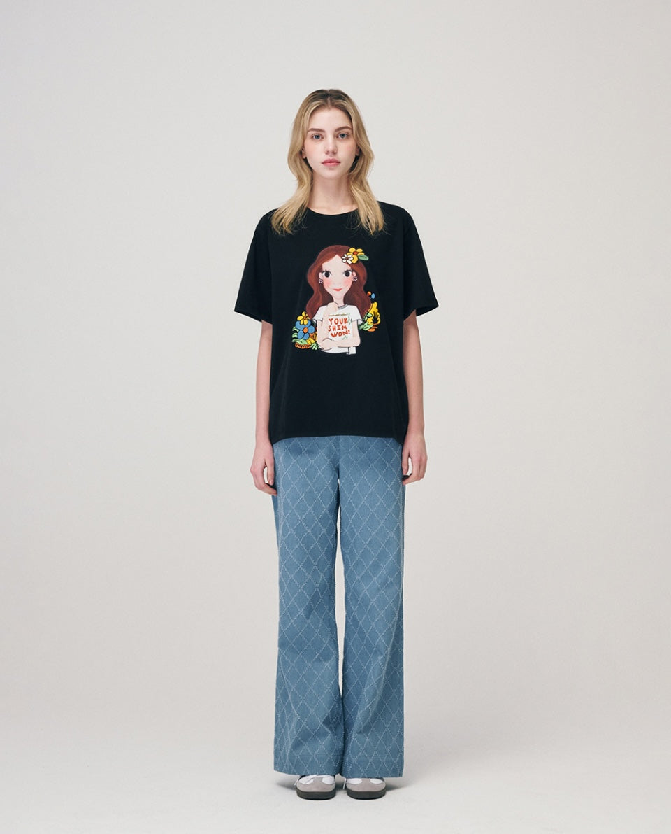 Harmony Flower T-Shirt F Luna