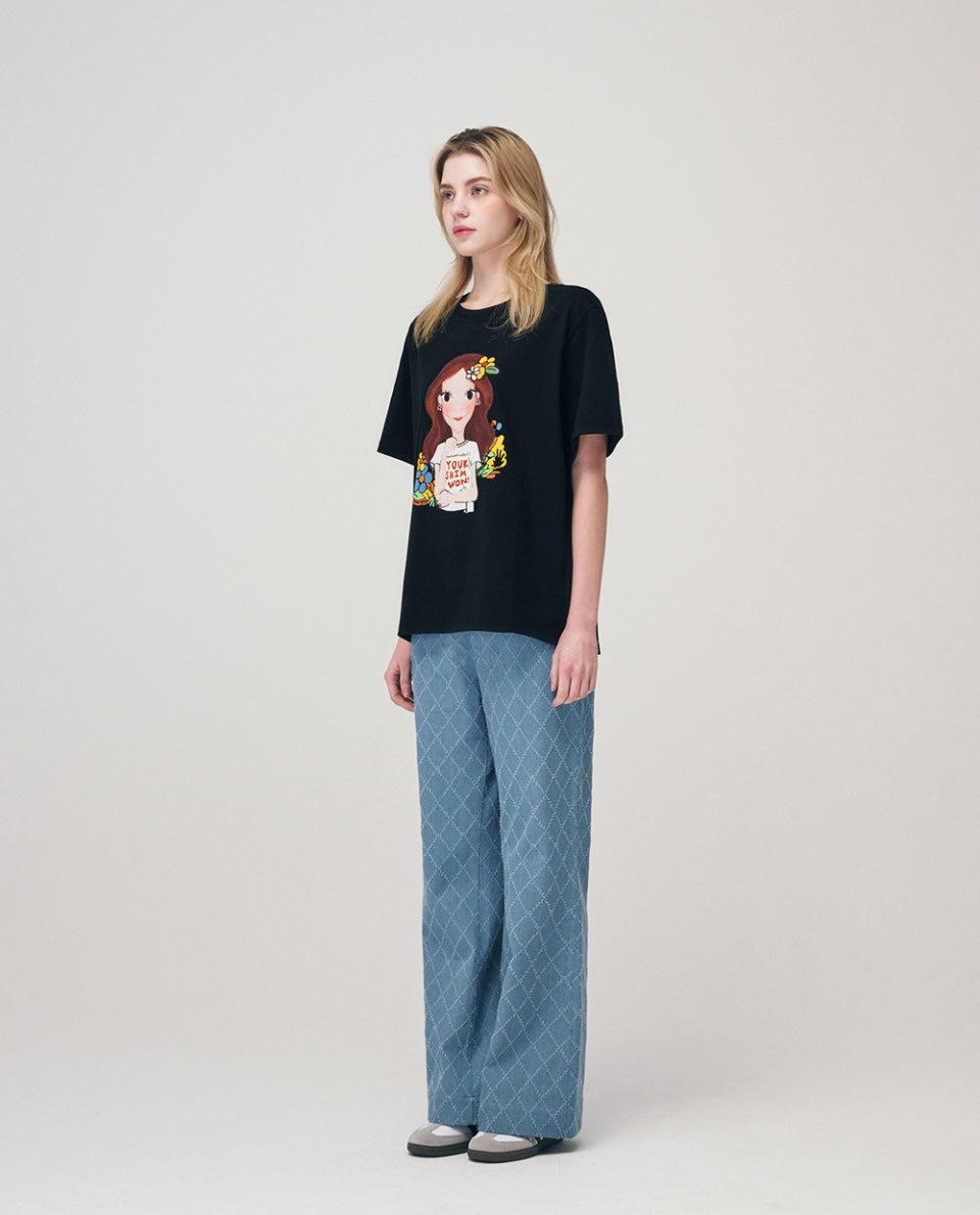 Harmony Flower T-Shirt F Luna