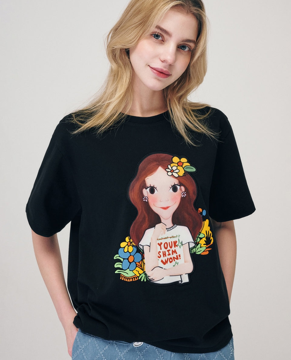 Harmony Flower T-Shirt F Luna