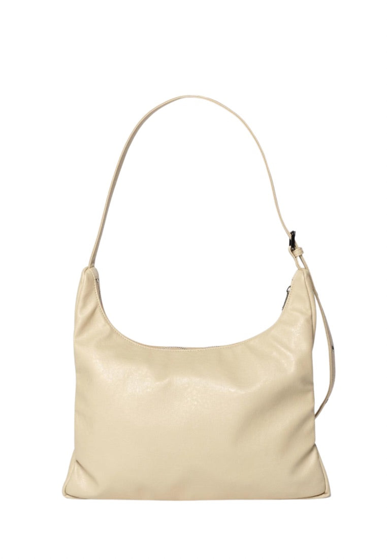 Trio Belt Mug Bag L Nappa Milktea