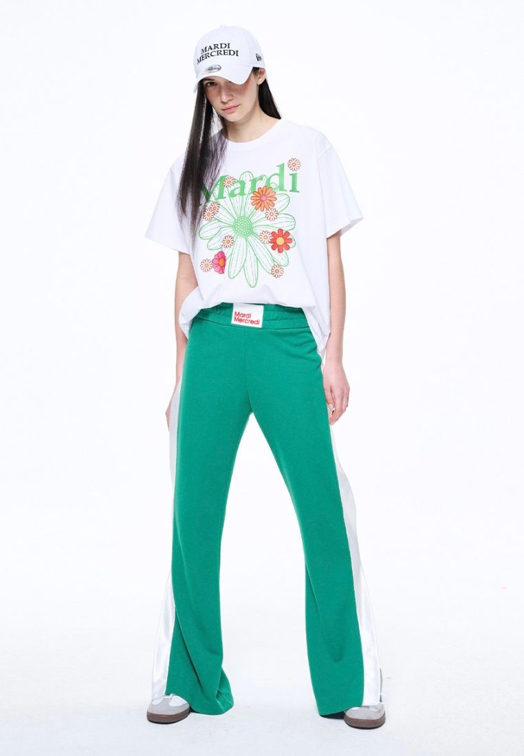Tshirt FlowerMardi Blossom White Green