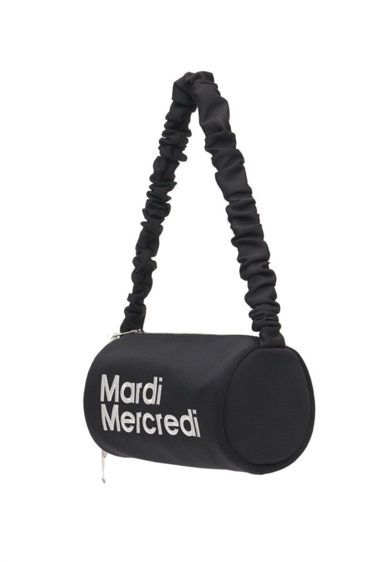 Neoprene Shoulder Bag Cylinder Black