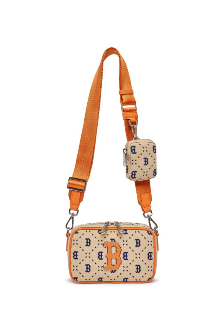 Dia Monogram Jacquard Mini Crossbag BOSTON RED SOX Light Sand