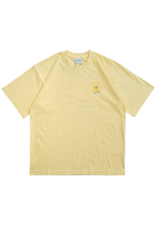 Fuzzy Bear T-Shirt Light Yellow