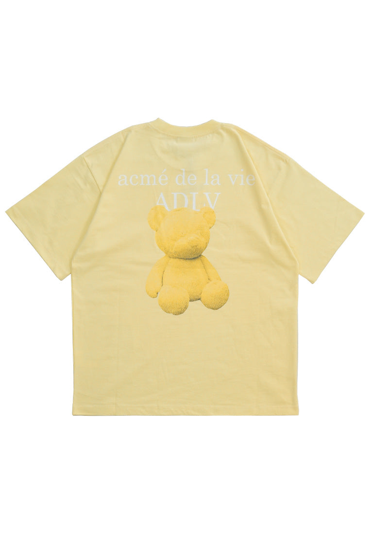 Fuzzy Bear T-Shirt Light Yellow