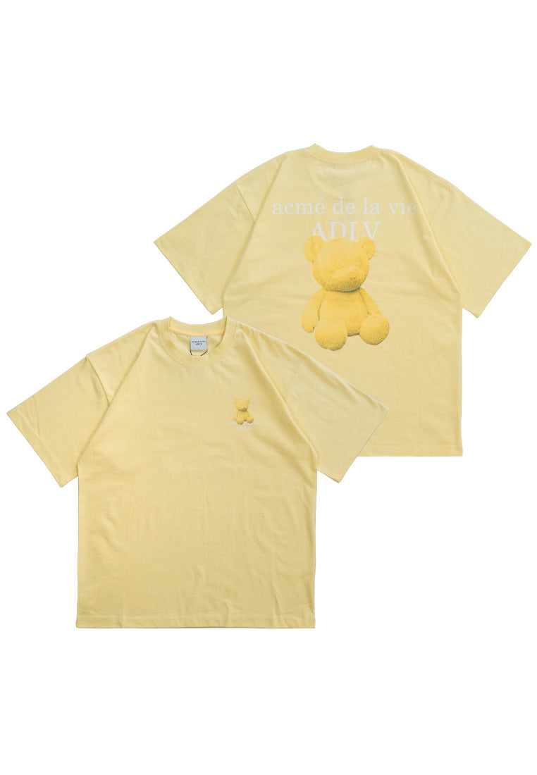 Fuzzy Bear T-Shirt Light Yellow