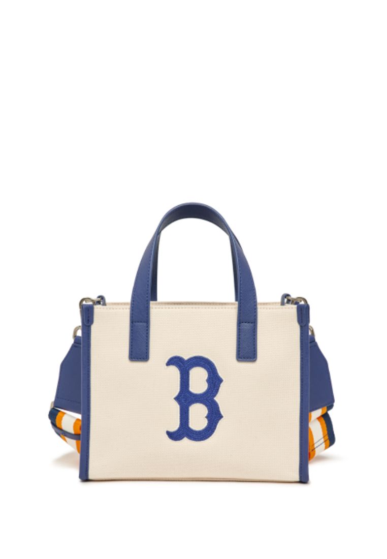 Basic Big Logo Canvas S-Tote Bag Boston Red Sox Cream