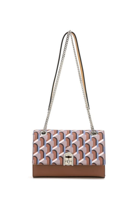 Amelie Monogram Shoulder Camel SS