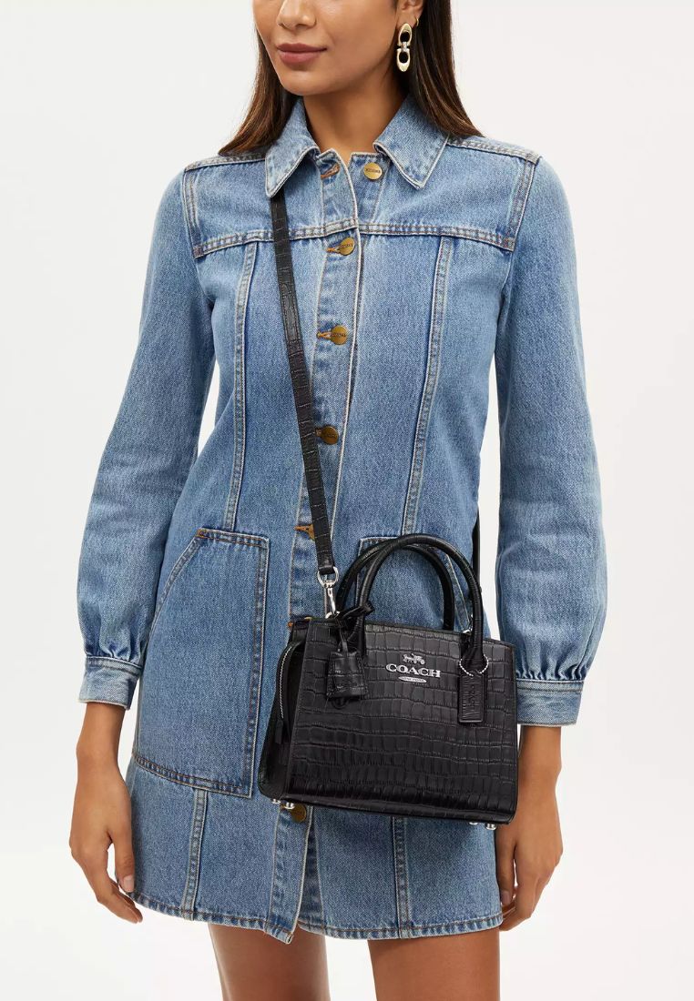 Andrea Mini Carryall Silver Black