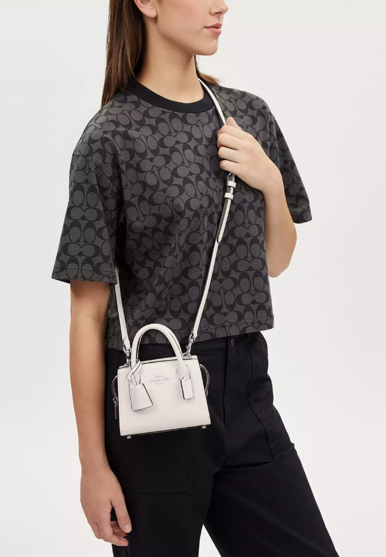 Andrea Mini Carryall Silver Chalk