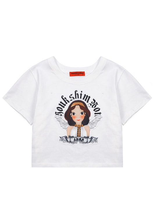 Angel Crop T-Shirt Luna