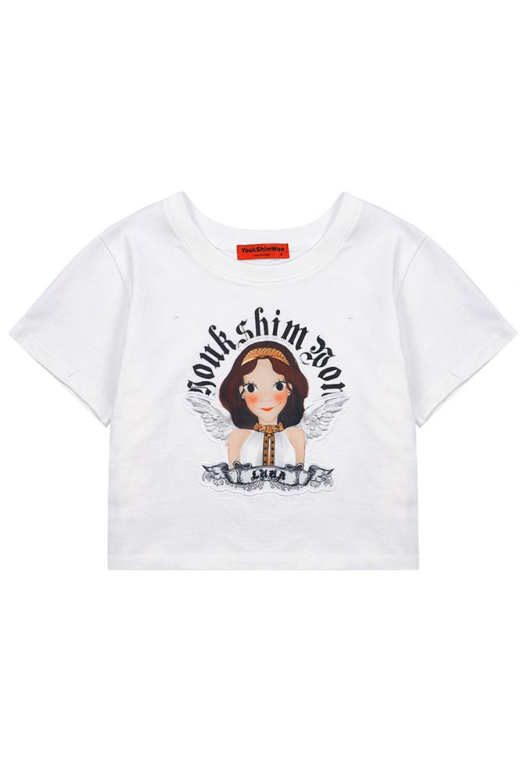 Angel Crop T-Shirt Luna