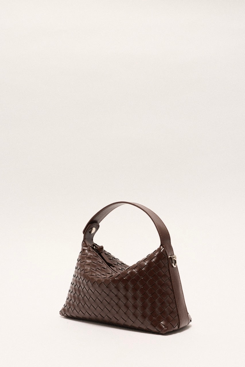 Lumina Weave Bag Dark Mocha