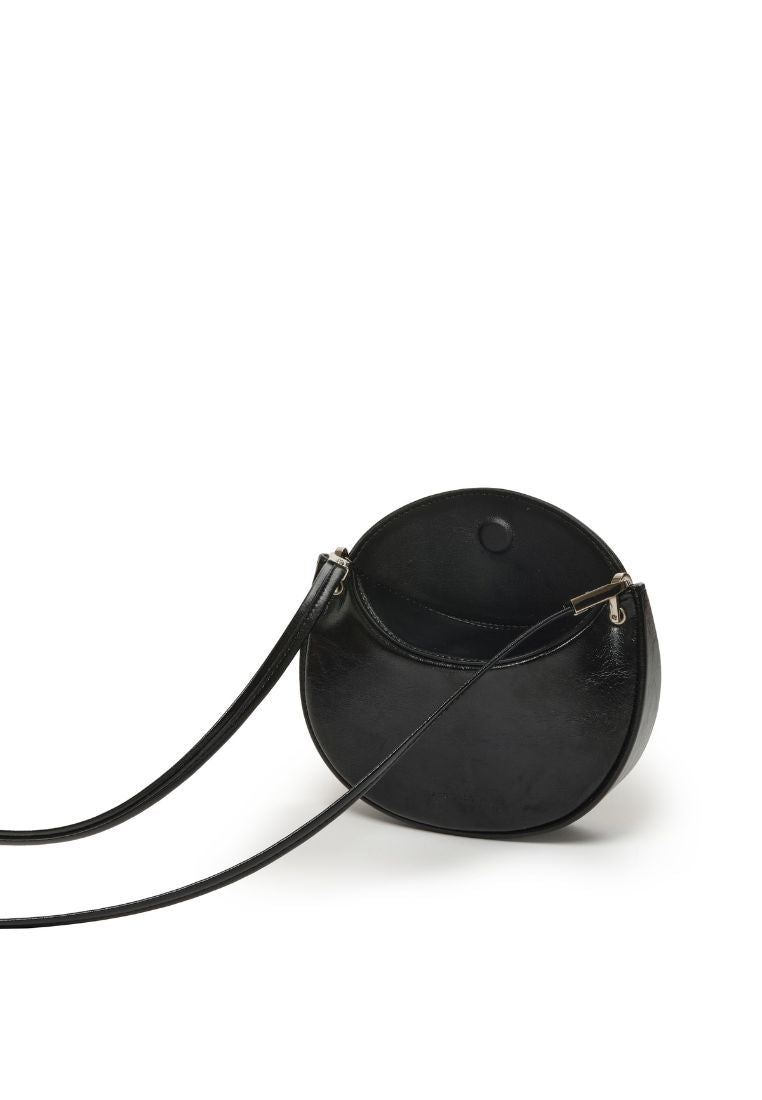 Apple Bag Mini Crinkle Black