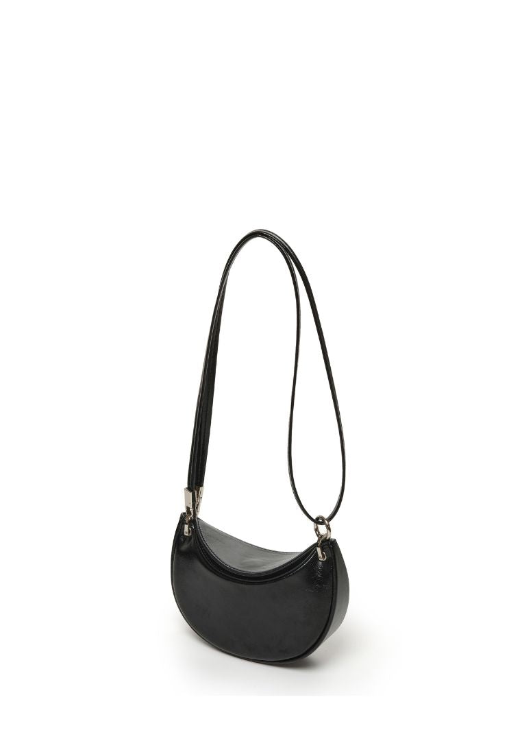 Apple Bag Mini Crinkle Black