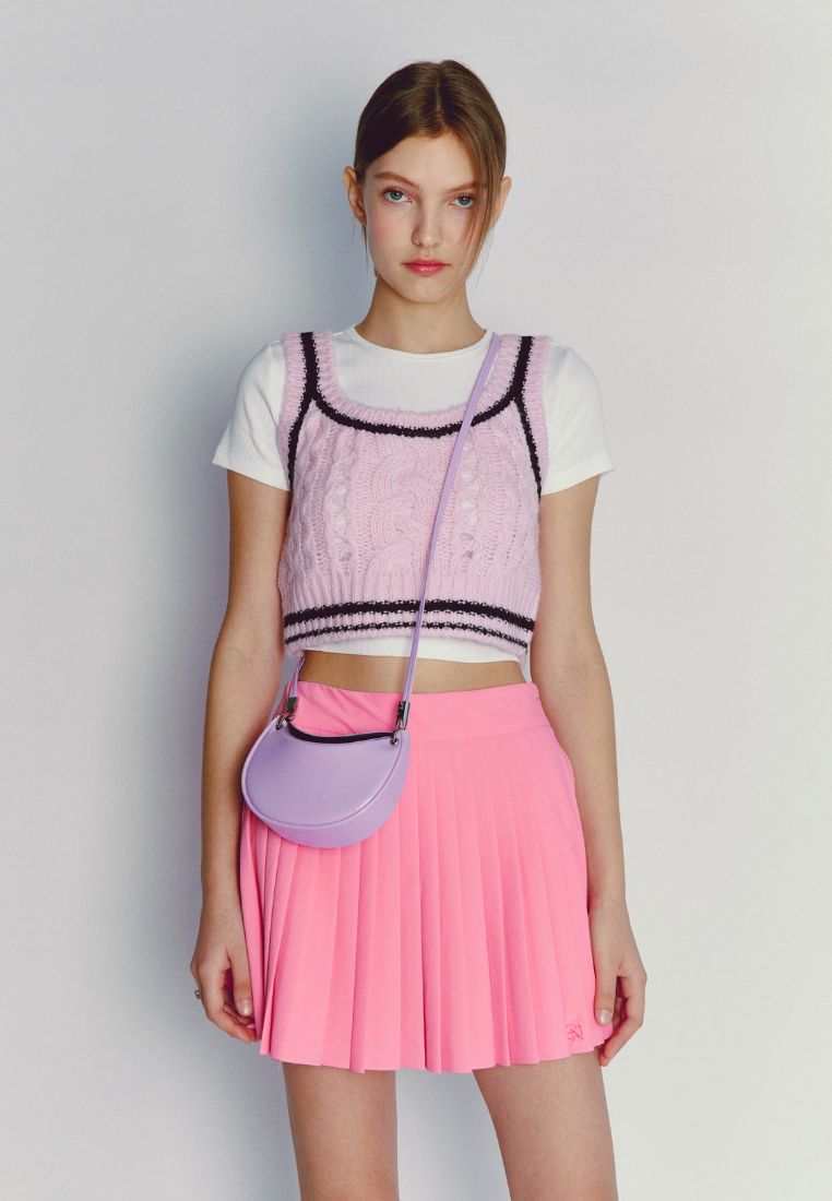 Apple Bag Mini Crinkle Violet