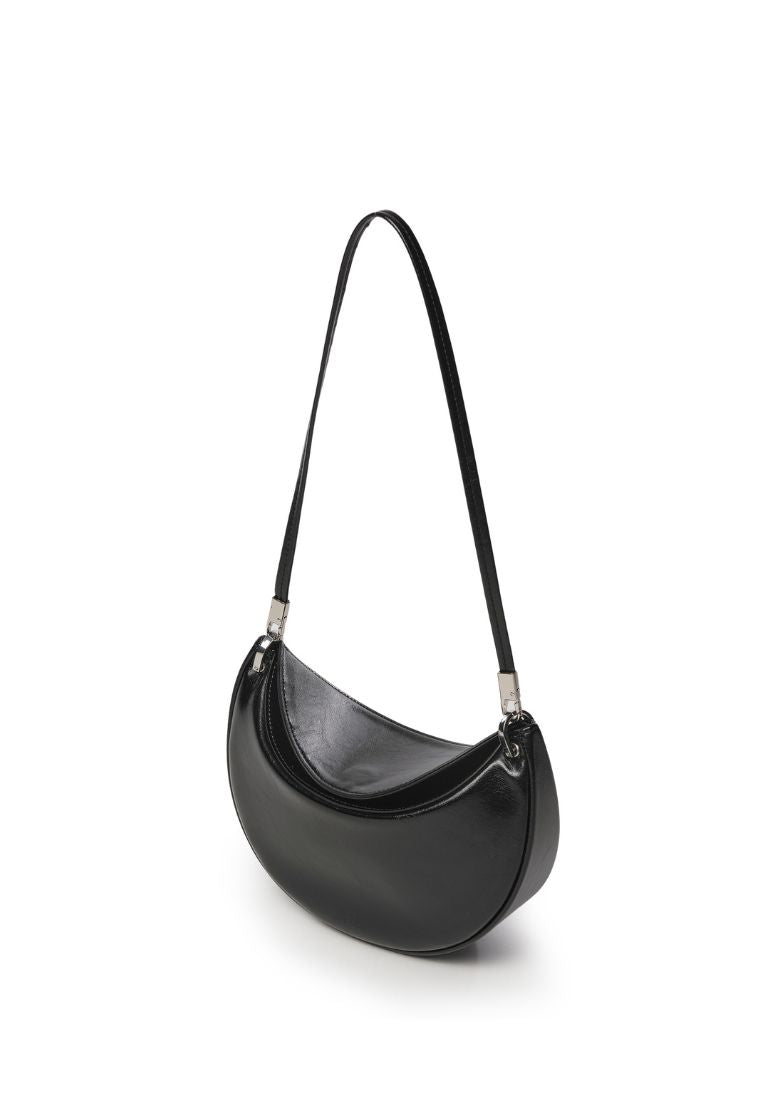 Apple Bag S Crinkle Black