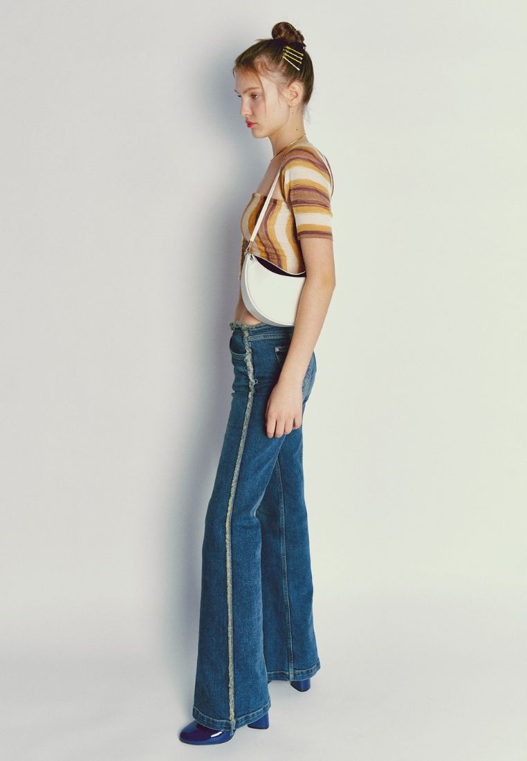 Apple Bag S Crinkle Cream