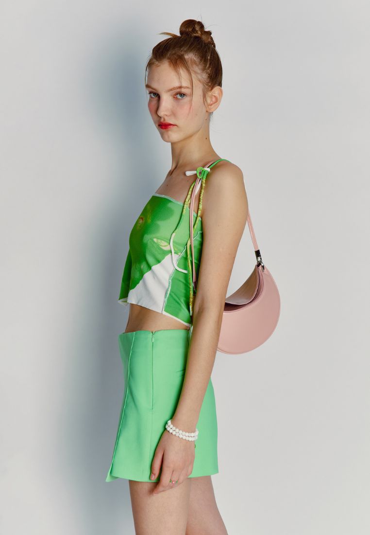 Apple Bag S Crinkle Pink