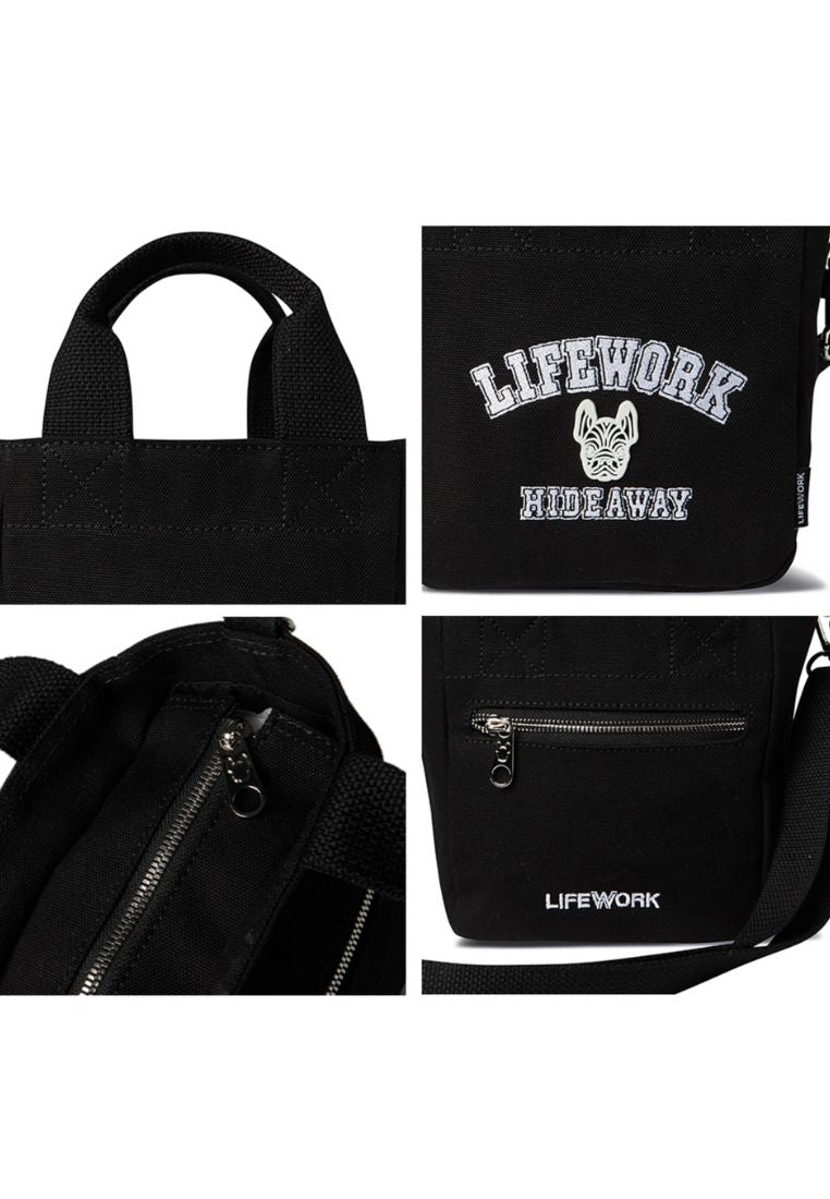 Arch Logo Canvas 2WAY Mini Tote Bag