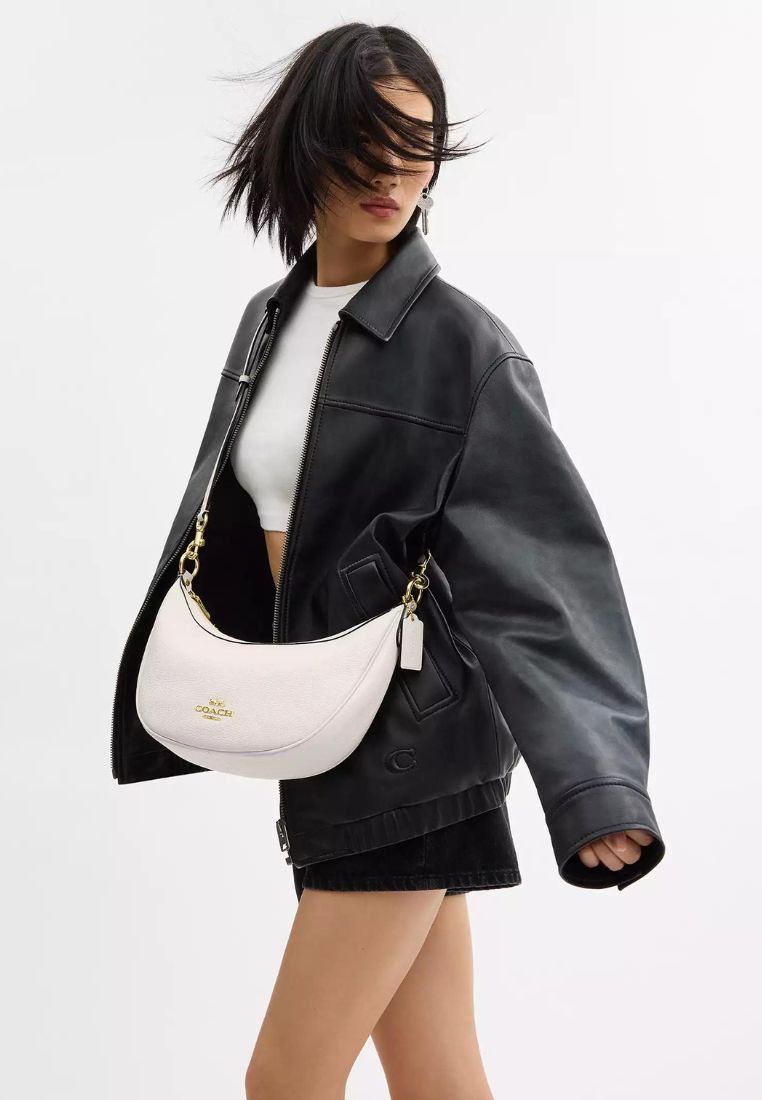 Aria Shoulder Bag Gold Chalk