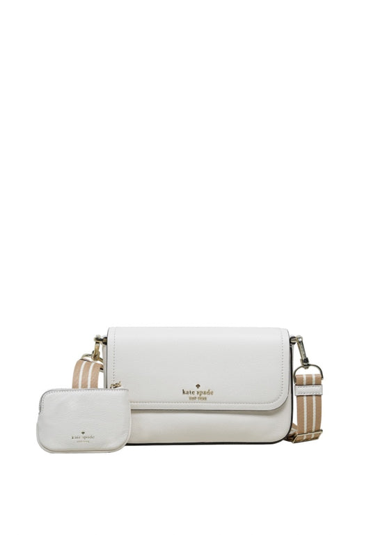 Rosie Flap Crossbody Parchment