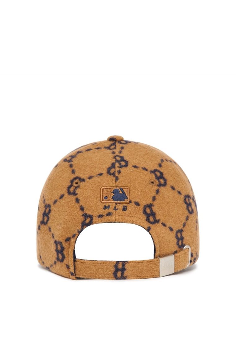Dia MONOGRAM Wool Structured Ball Cap BOSTON REDSOX beige