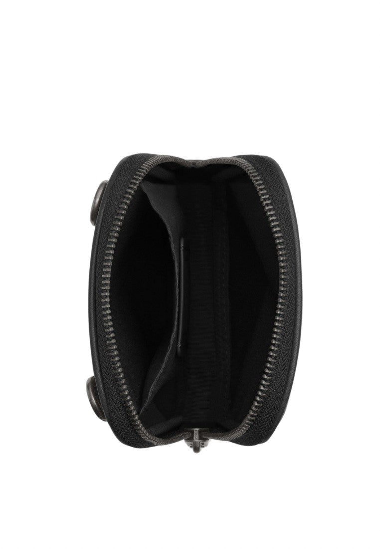 Aden Crossbody In Signature Canvas Gunmetal Black